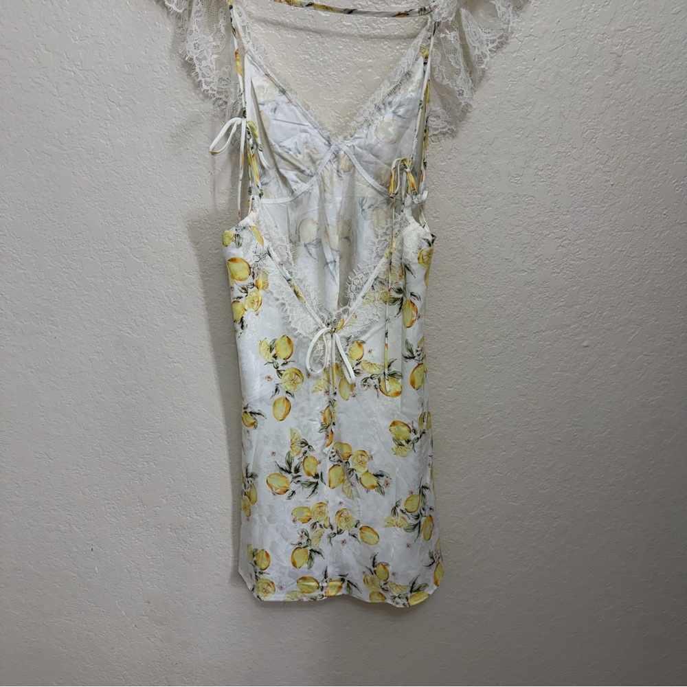 New for love and lemons Audrey Mini Slip Dress size S - Picture 12 of 13